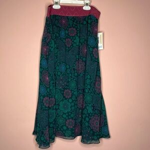 NWT LulaRoe Lola Midi Skirt